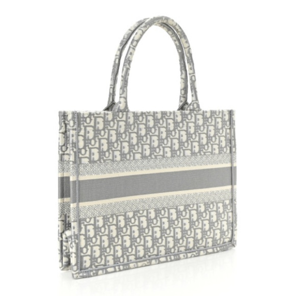 Christian Dior Oblique Medium Book Tote in Grey - Picture 2 of 10